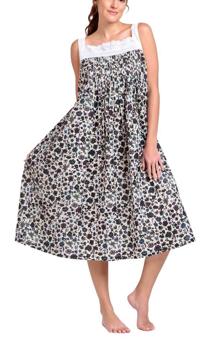 Beautiful cotton sleeveless nightie for sale online at natureswear