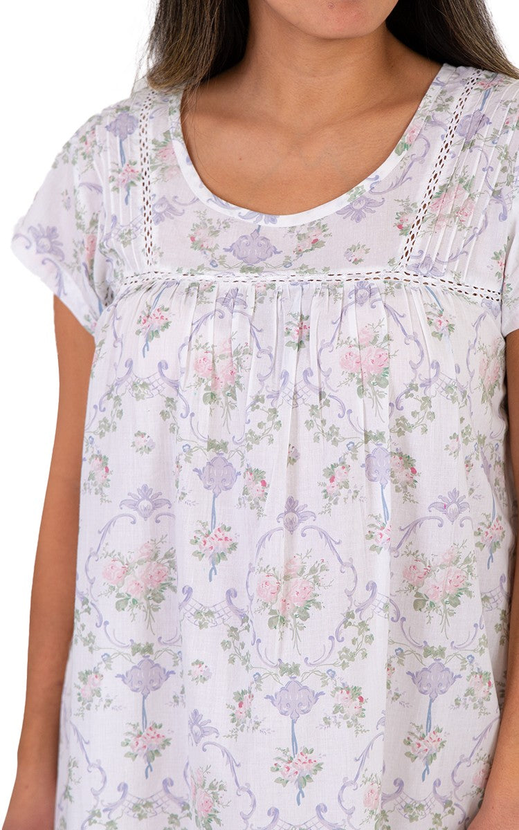 French Country summer nightie on sale at natureswear.com