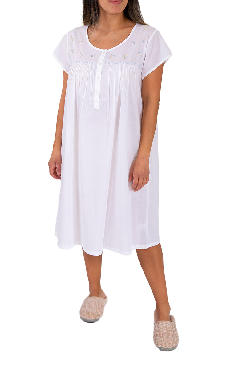 Classic cotton cap sleeve nighties for women to buy online at natureswear Australia and New Zealand
