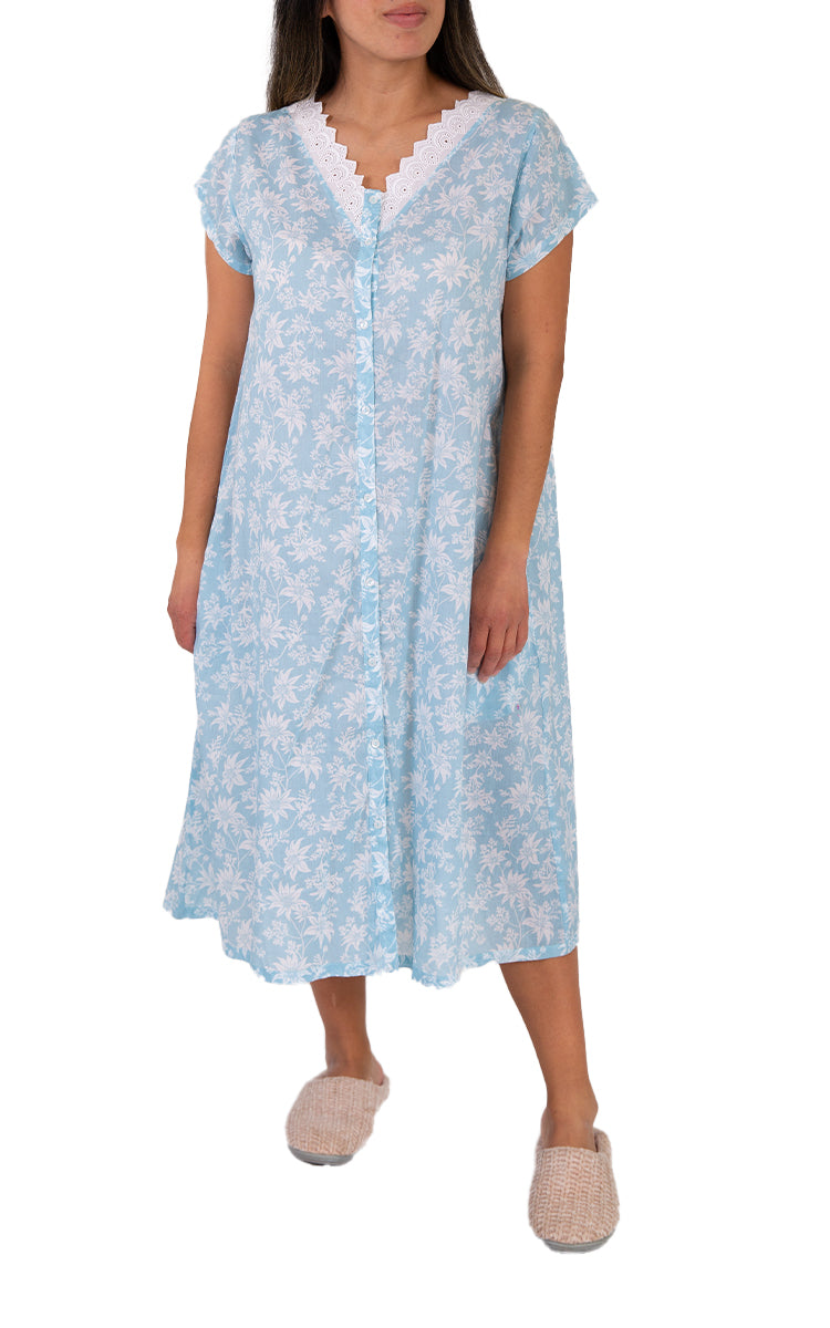 The best cotton brunchcoat for senior women buy online at natureswear Australia and New Zealand