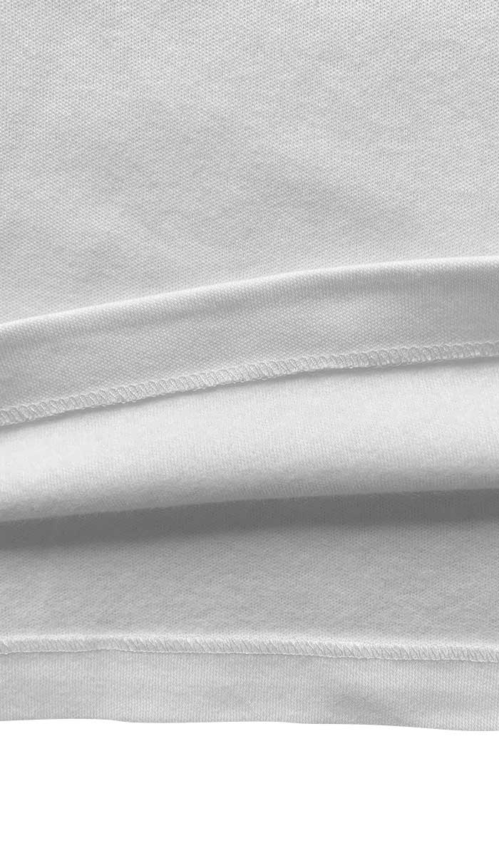 Emmebivi 100% Cotton Singlet Thermal with Lace Trim in White 33012