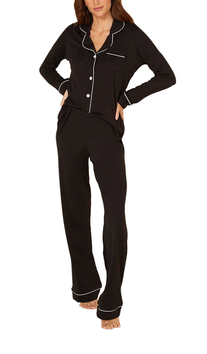 Cosabella Bella Long Sleeve Top & Pant Pajama Set Natureswear Australia and New Zealand