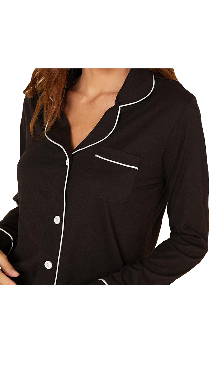 Cosabella Bella Long Sleeve Top & Pant Pajama Set Natureswear Australia and New Zealand