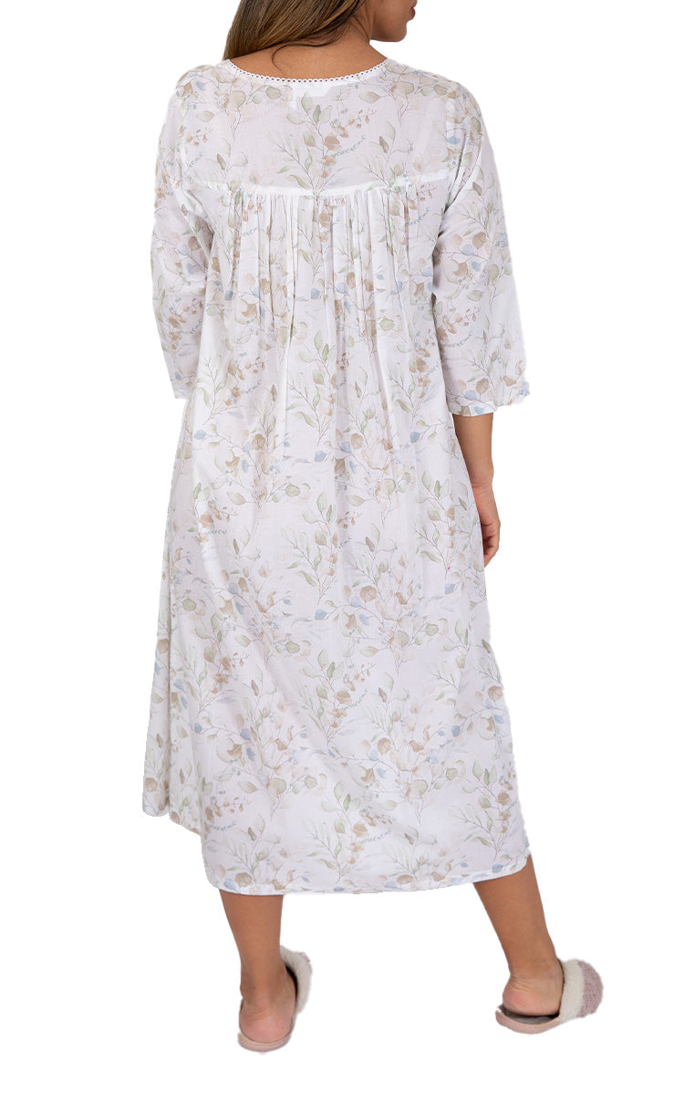 Women wearing nightgown made from cotton by the brand french country designed in Australia