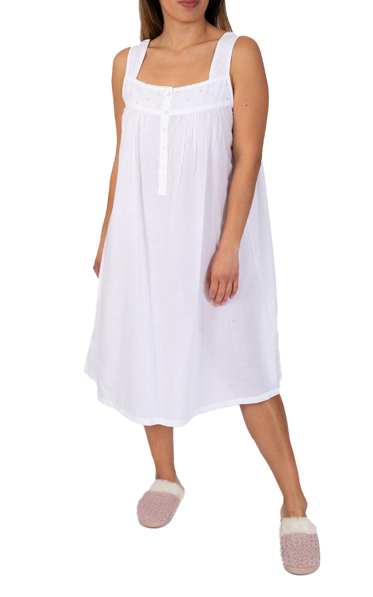 Classic white cotton nightie by french country Australia