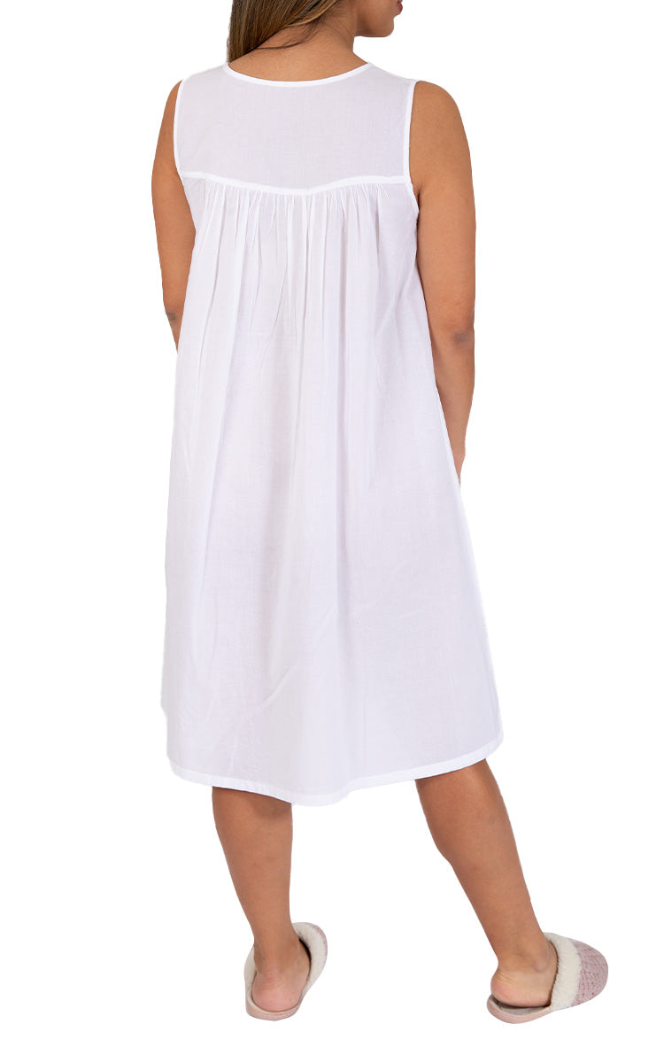 Classic white cotton nightie by french country Australia