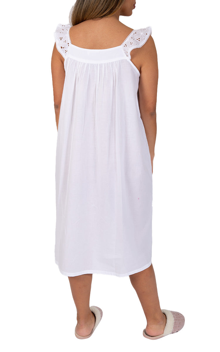 Classic white cotton nightie by french country Australia