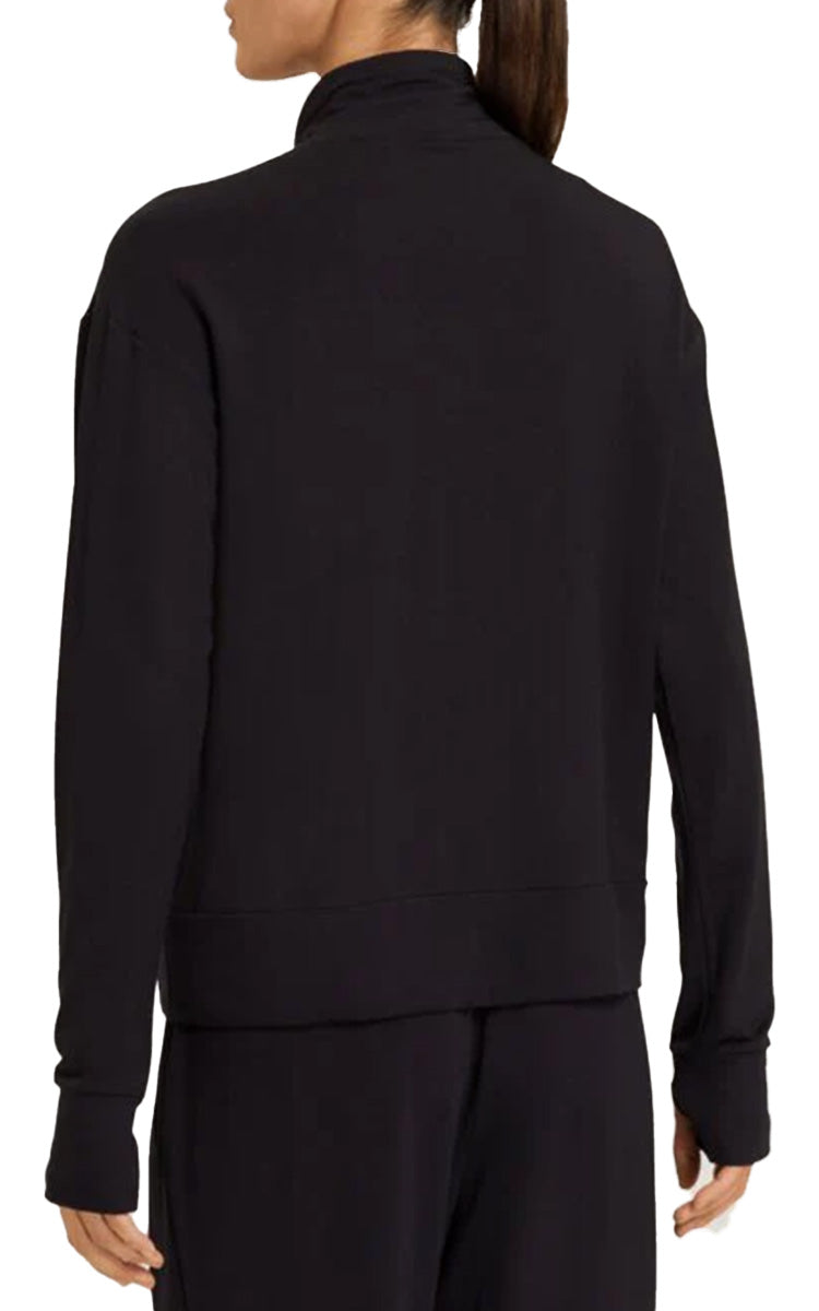 Hanro Balance Long Pant and Matching Cardigan in Black Beauty SALE