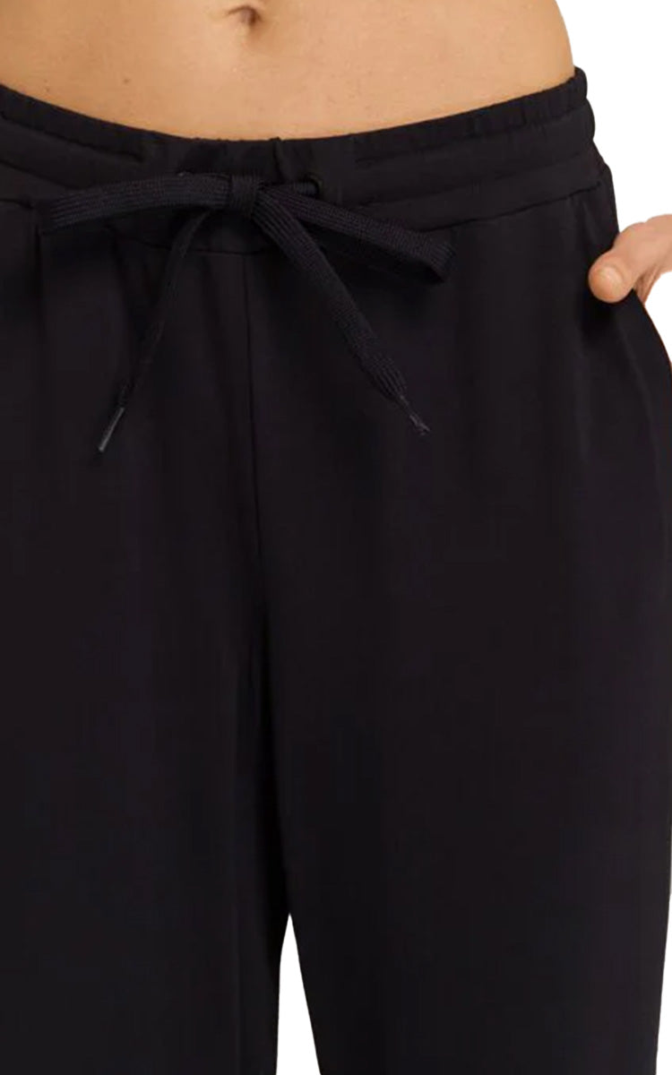 Hanro Balance Long Pant and Matching Cardigan in Black Beauty SALE
