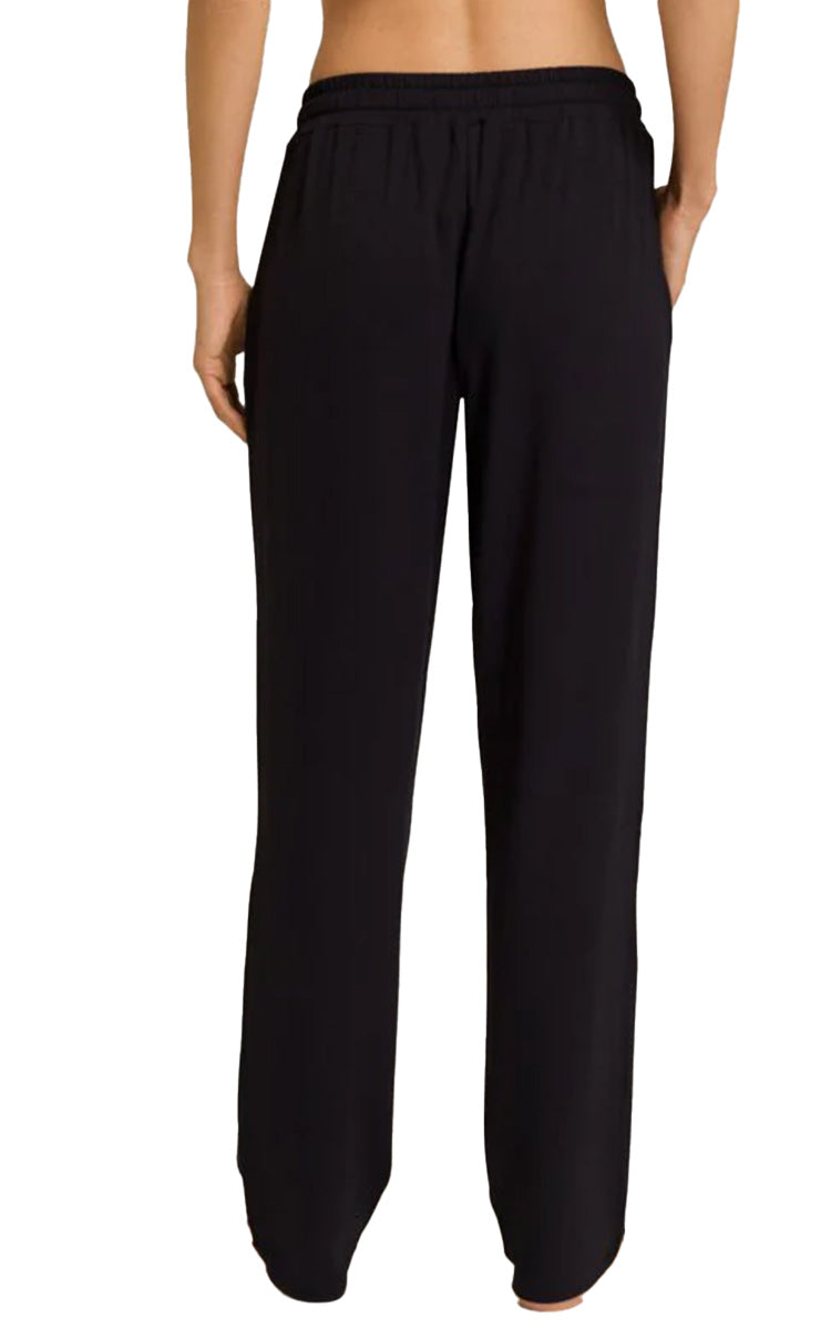 Hanro Balance Long Pant and Matching Cardigan in Black Beauty SALE
