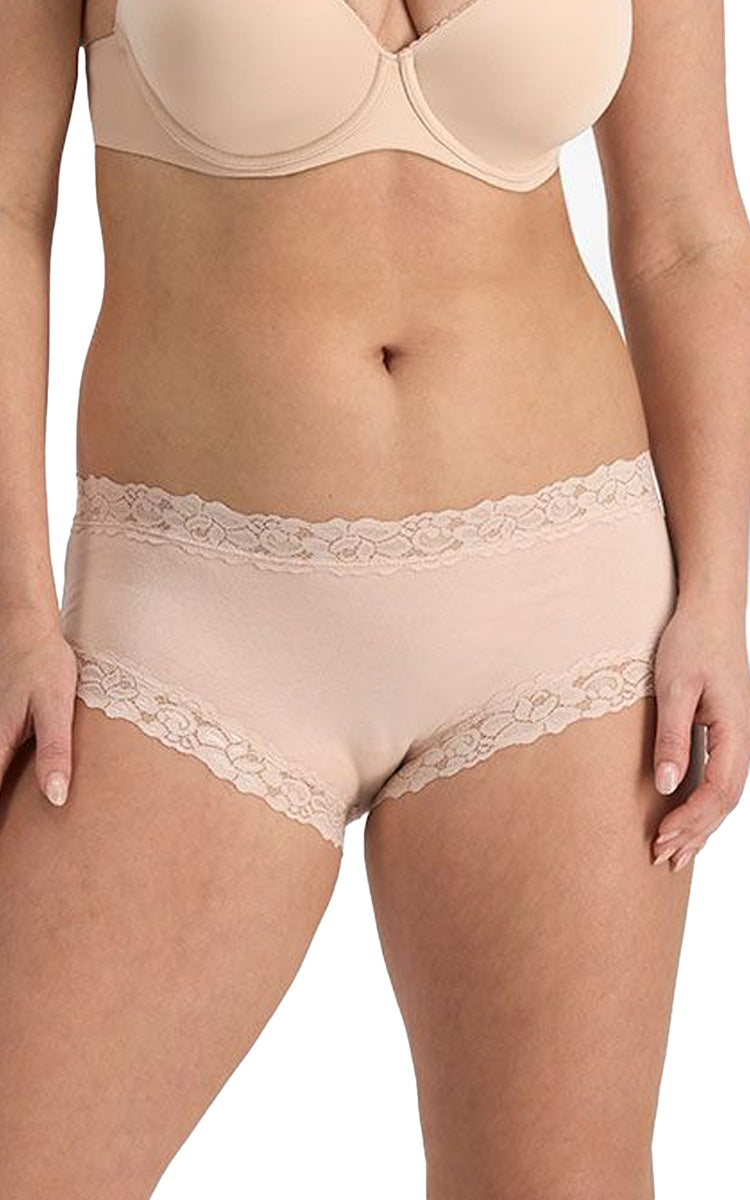 Jockey 94% Cotton Underwear Boyleg in Nude Parisienne