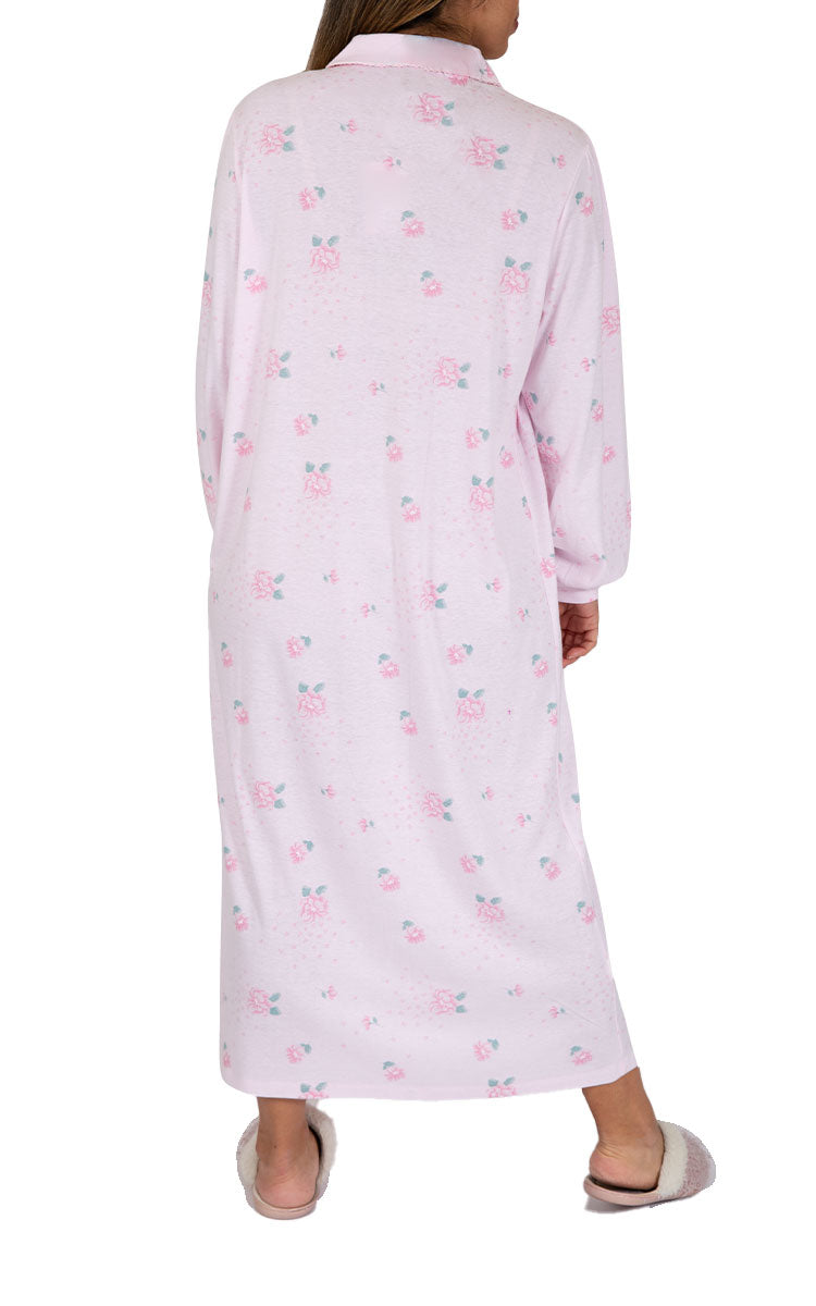 Woman wearing nightgown for senior lady
