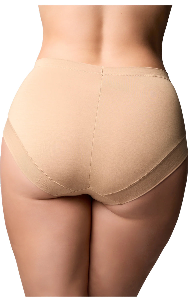 Very Clever Knickers Bamboo Underwear Maxi Brief in Nude