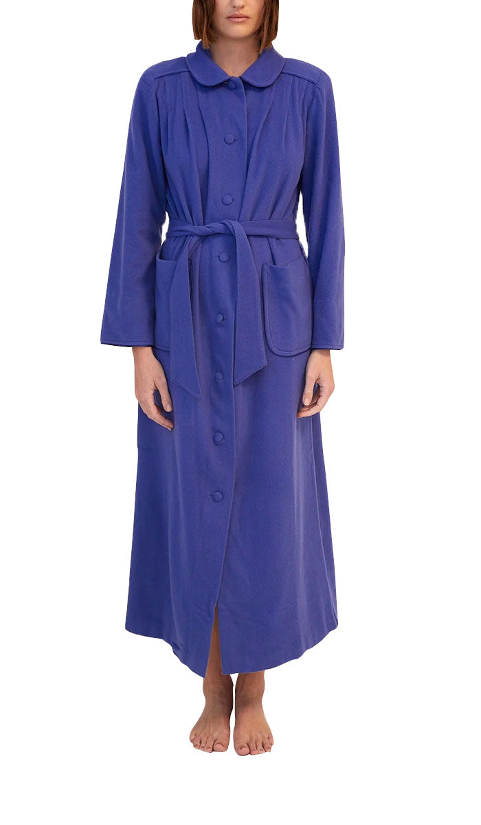 Woman wearing ginia cashmere robe