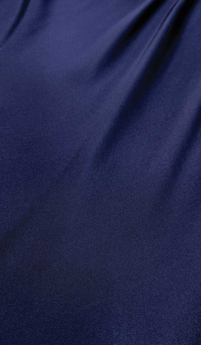 ginia silk fabric in evening blue