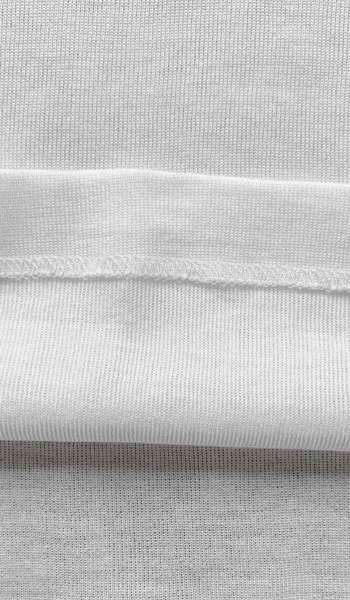 Emmebivi 100% Cotton Singlet in White 13832