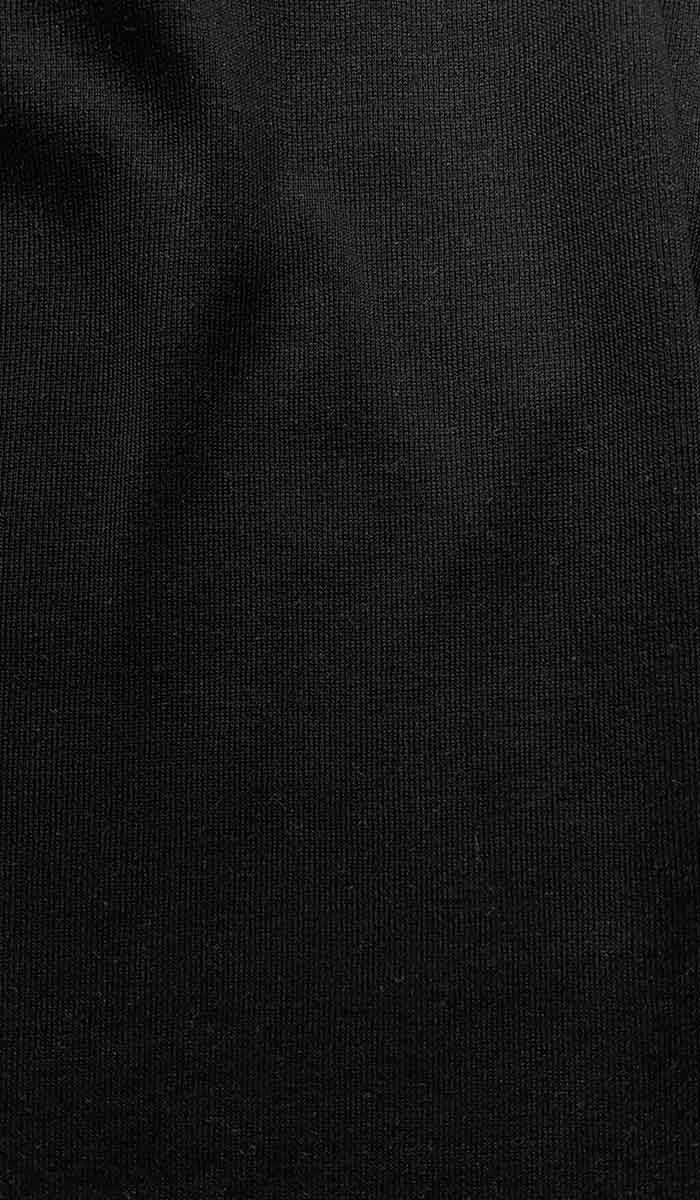 Emmebivi 100% Cotton Plain Short Sleeve in Black 13833