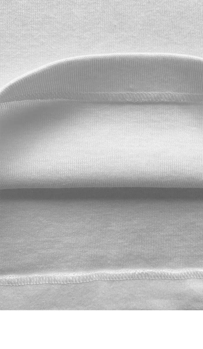 Emmebivi 100% Cotton Singlet With Lace Trim in White 22332