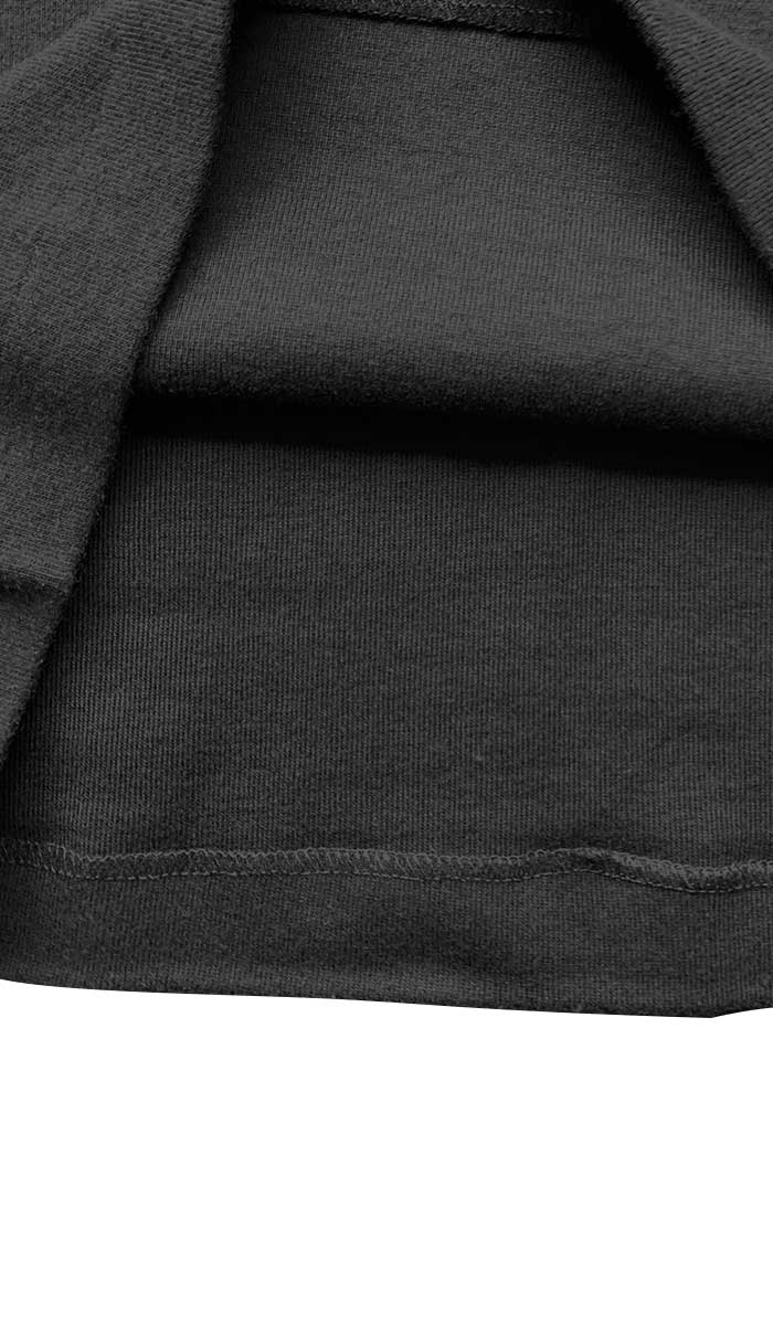 Emmebivi 100% Cotton Plain Cotton Singlet in Black 26281