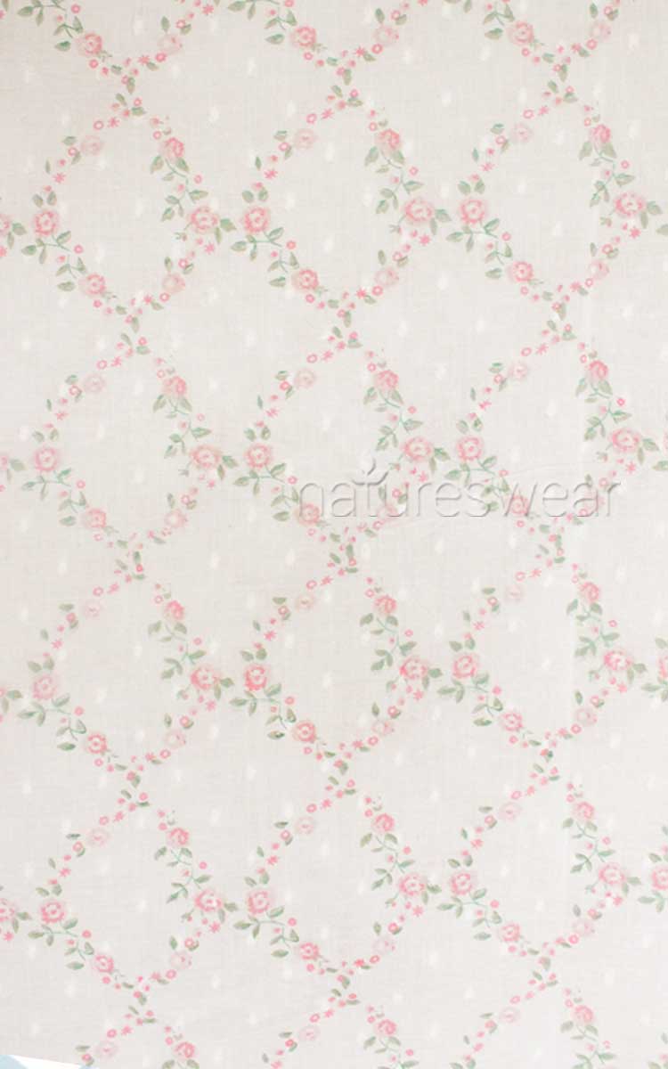 fabric close up of French Country cotton nightie