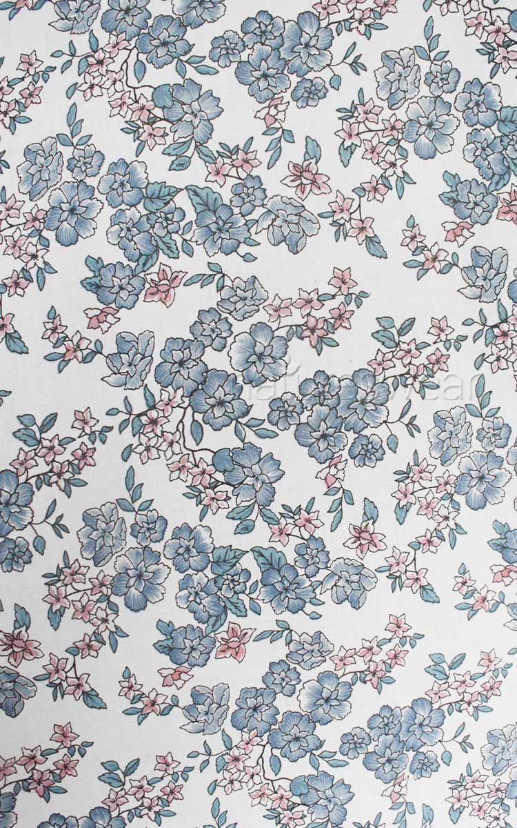fabric close up of French Country cotton robe
