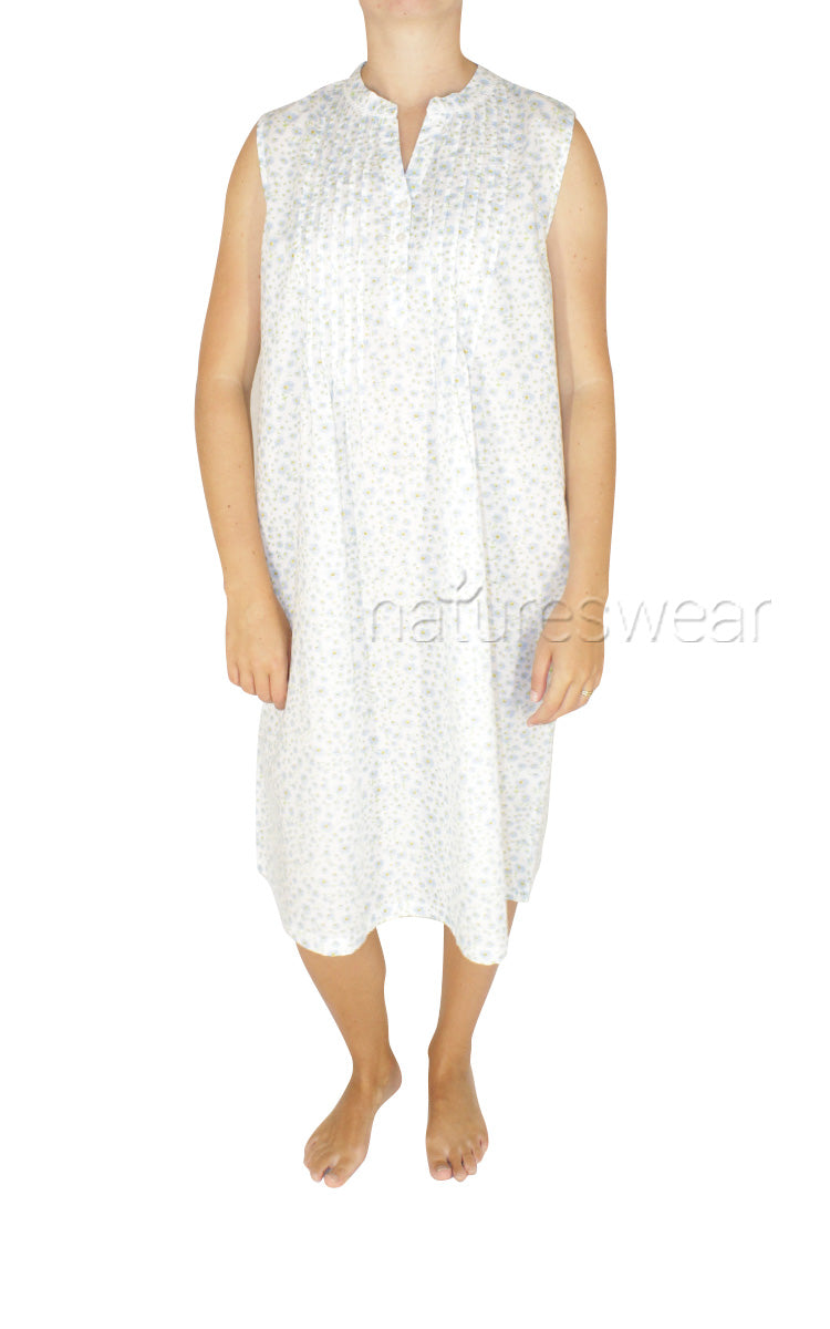 Woman wearing French Country summer nightie