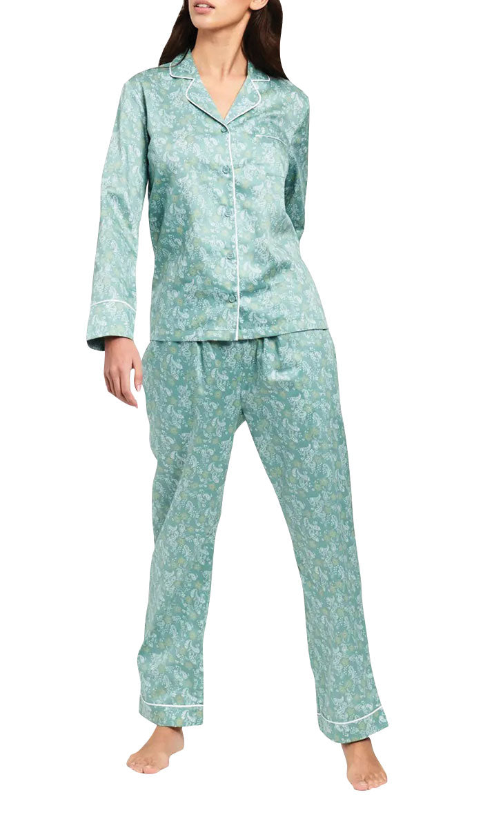 Project REM Long Sleeve Top & Long Pant Pyjama Set in Paisley Star