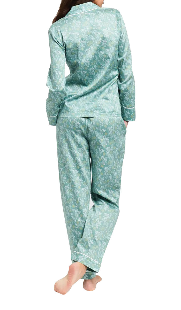 Project REM Long Sleeve Top & Long Pant Pyjama Set in Paisley Star