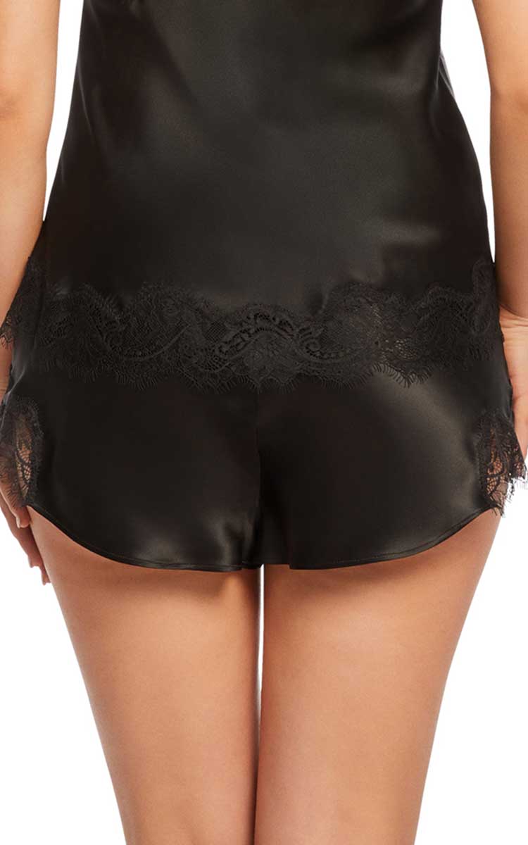 Sainted Sisters Silk French Knickers Black Style L27002